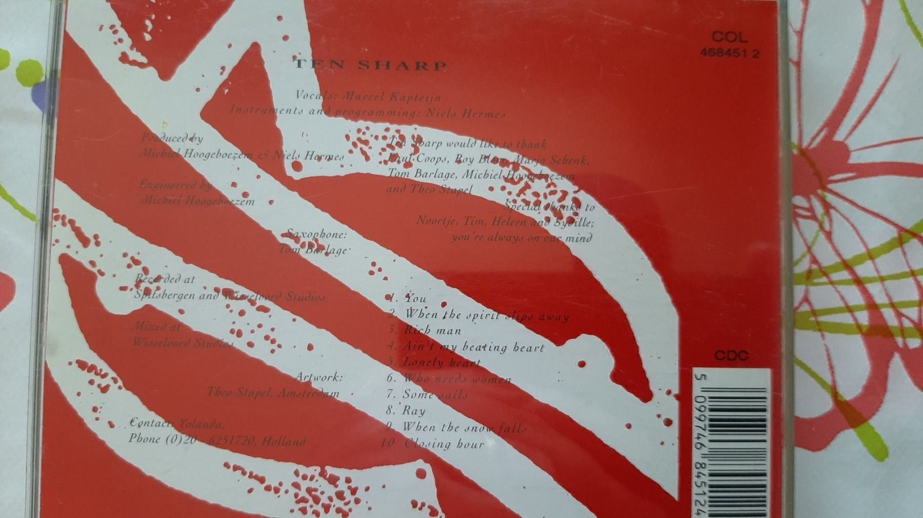CDs: CD Ten Sharp - Under the water line – Gebraucht aus Pully von bro_n52j 2