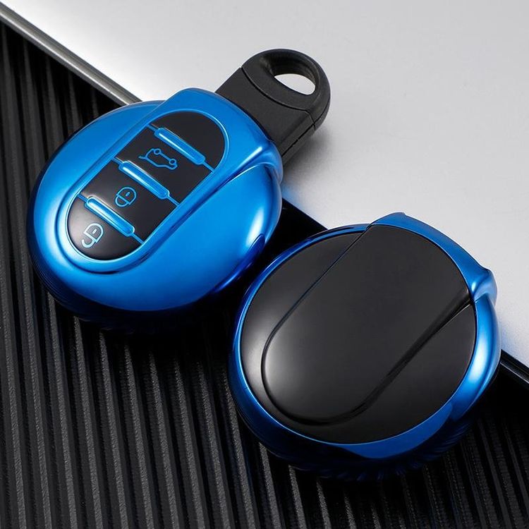 Schlüsselanhänger Leder Autoschlüssel Hülle Für BMW MINI COOPER S