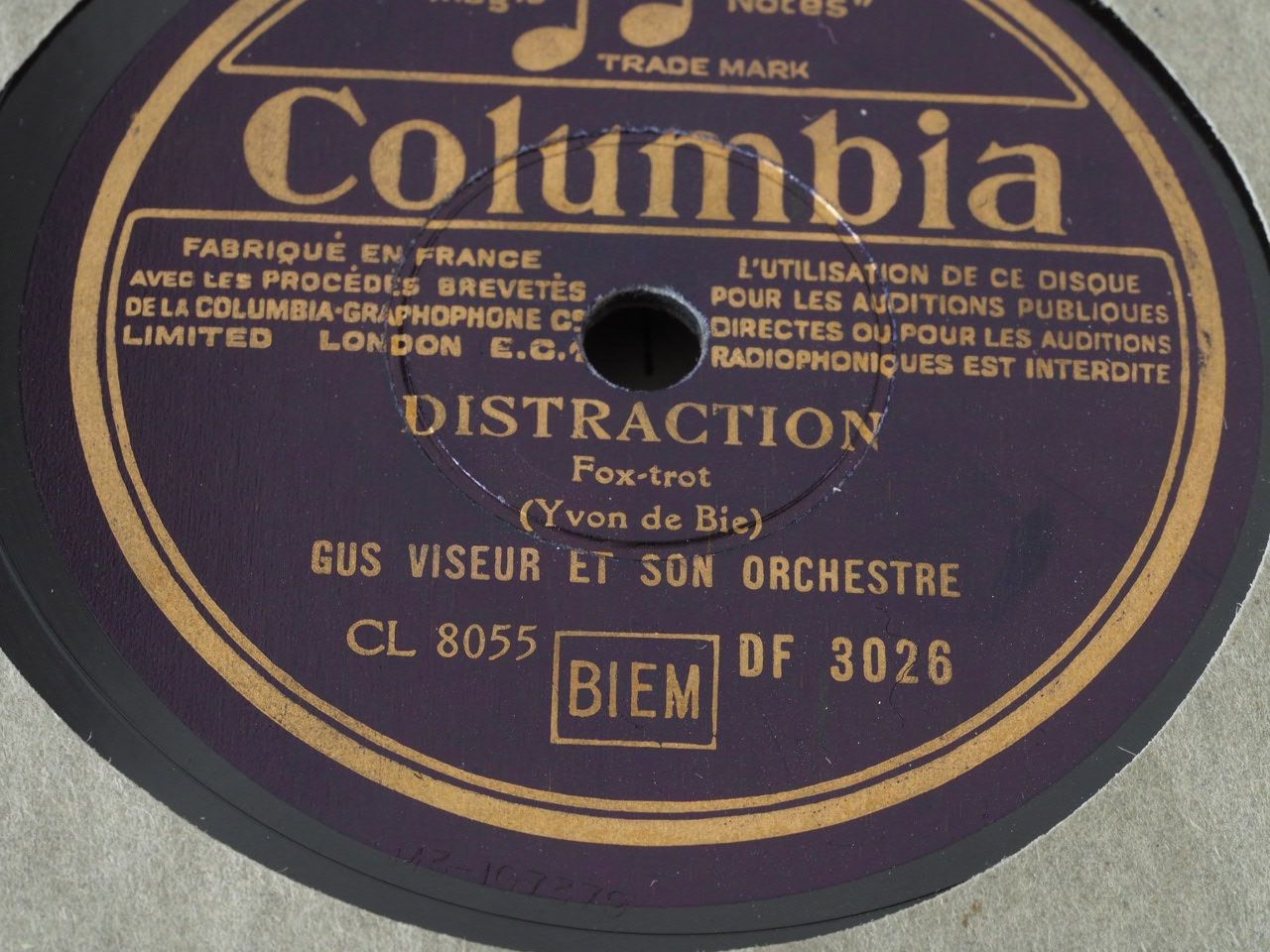 Schallplatten: DISQUES 78 TOURS – Gebraucht aus Lausanne von Leag 8