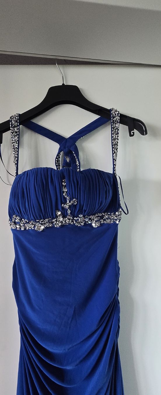 Kleider: Abendkleid Königsblau Gr. 36/38  – Gebraucht aus Wollerau von Didi.ada 4