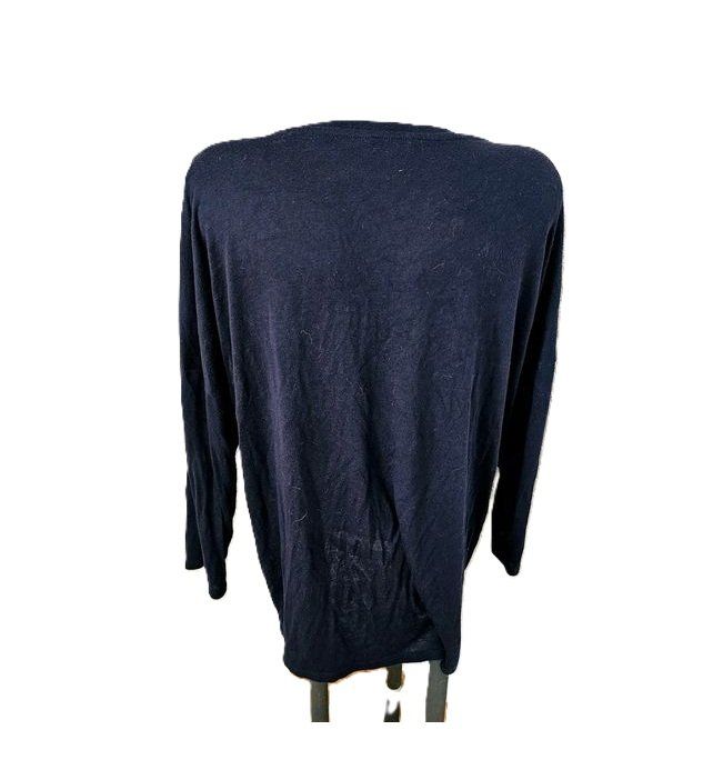 Only Maglioni & Felpe: Leichter Pullover Gr. L ONLY dunkelblau mit Glitzer Stern – Usato da Füllinsdorf venduto da Sunnebliemli7 2