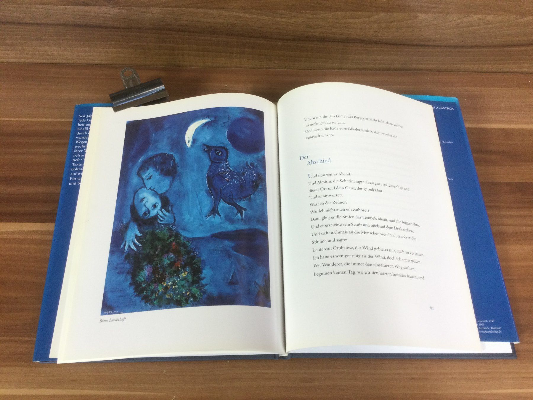 Libri: Der Prophet: Mit Bildern von Marc Chagall – Usato da Wangen SZ venduto da kuriosum12 8