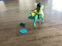 Playmobil Fee mit Pferd und Tiere aus Feeenwald