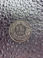 1 Franken 1894, Sehr schön/Vorzüglich, in Münzkapsel