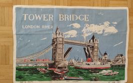 Küchentuch Leinen Motiv Tower Bridge