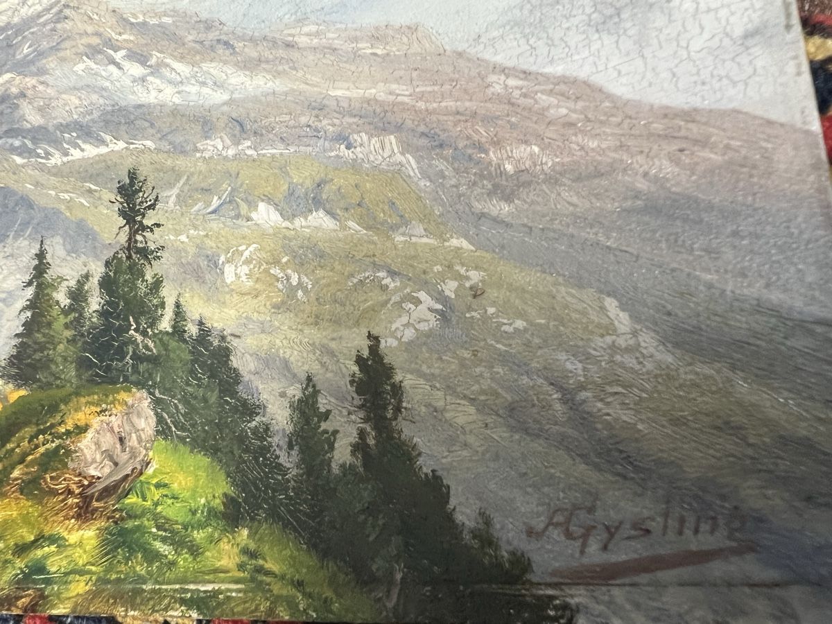 Dipinti: A. Gysling Matterhorn 20,5x29cm – Usato da Kriens venduto da Clevero 4