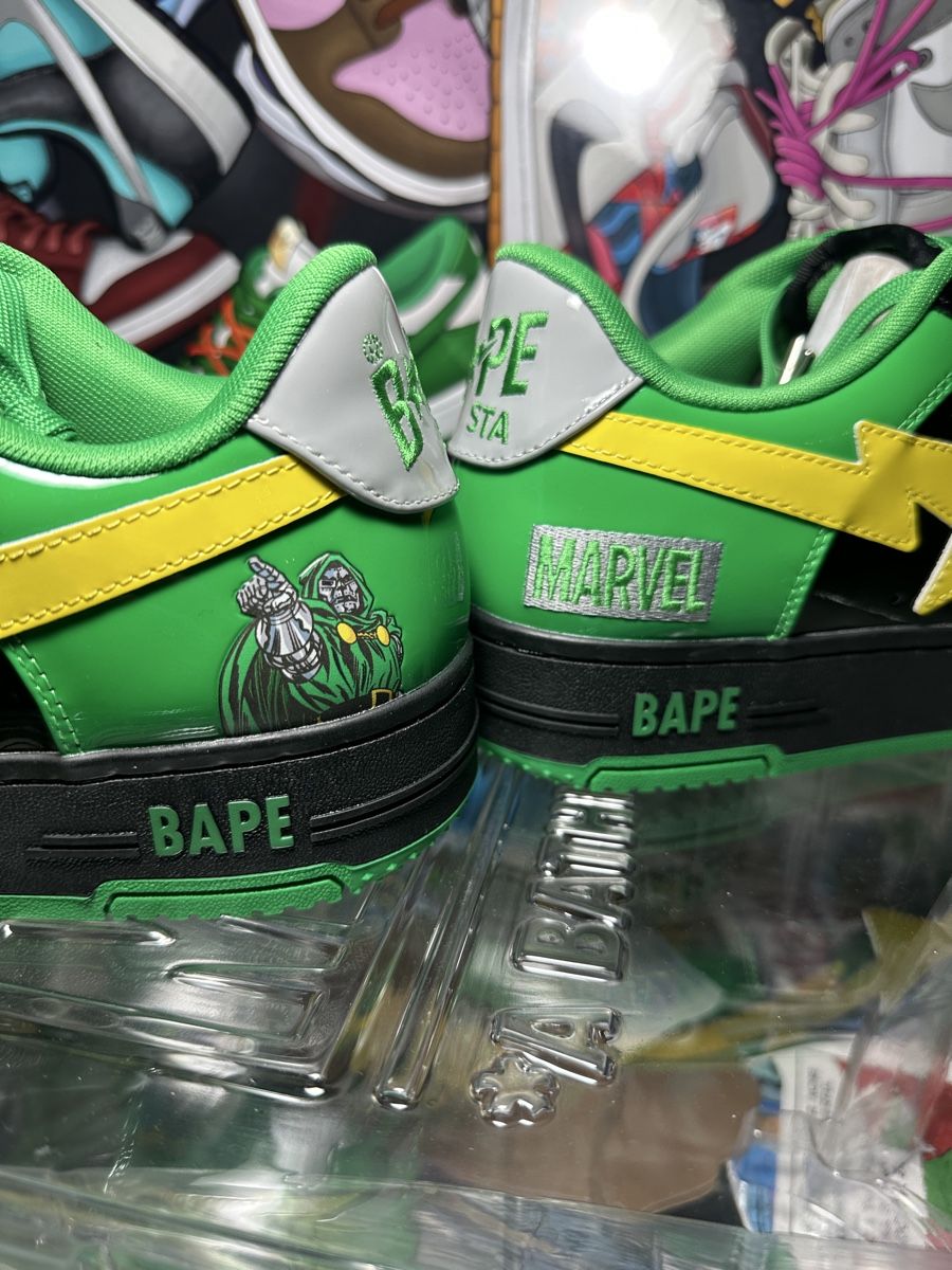 Bape Scarpe da uomo: A Bathing Ape Bape Sta Marvel Dr.Doom Gr.43 – Nuovo e nell'imballaggio originale da Freidorf TG venduto da kickznlacez 2