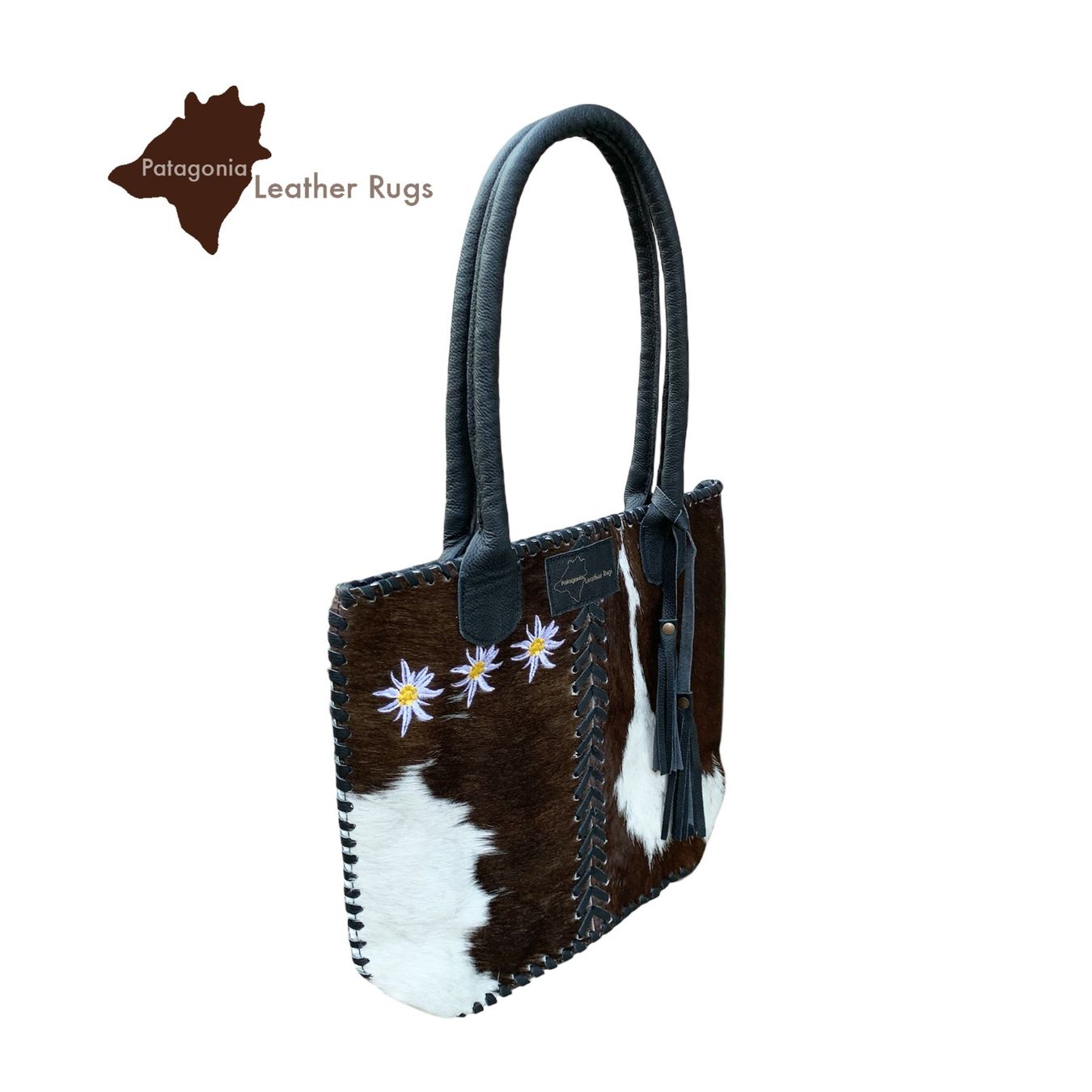 Borse da donna: Handtasche aus echtem Kuhfell Edelweiss – Nuovo e nell'imballaggio originale da Arbedo venduto da patagonialeatherrugs 1