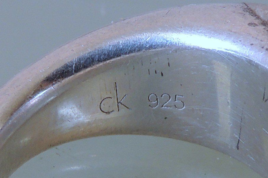 Calvin Klein Ringe: CALVIN KLEIN Silber 925 Fingerring Gr. 50 – Gebraucht aus Waldenburg von schaller707 4