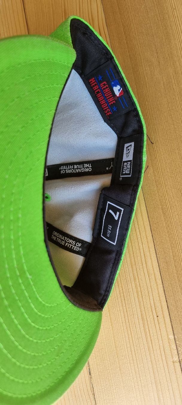 New Era Copricapi, berretti & cappellini: New Era 59fifty Cap MLB Basic N.Y. grün/weiss – Usato da Champlan venduto da acr_kkd5 4