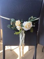 12x künstliche Blumendeko für Traustühle oder Bänke