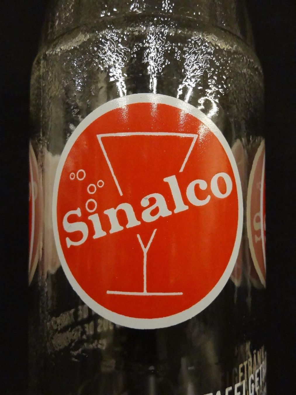 Bicchieri, Caraffe & Bottiglie: alte Flasche SINALCO 67 1968 BÜLACH – Usato da Kerzers venduto da Flaschenposten 6