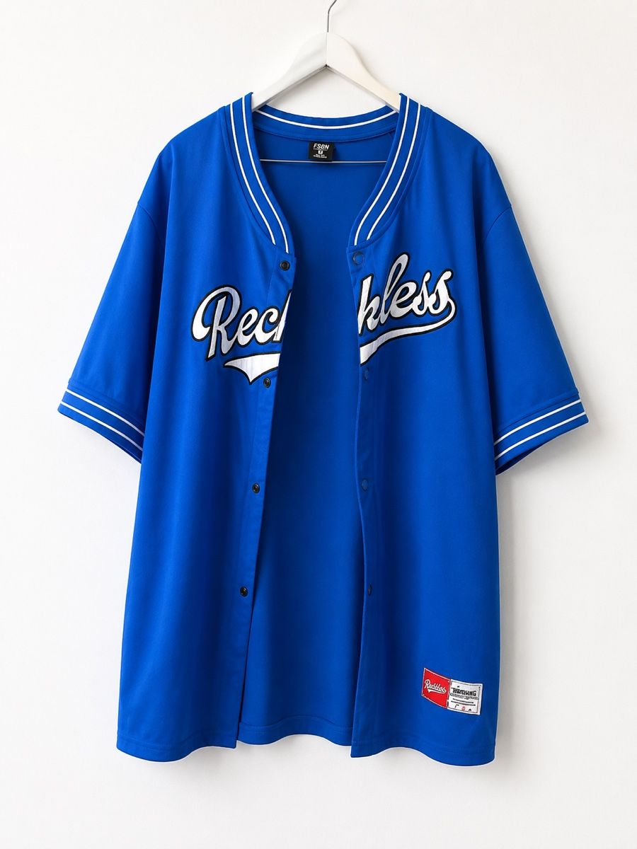 Canottiere & Pantaloni: FSBN Reckless New Yorker Baseball Jersey – Nuovo (secondo la descrizione) da Oberrieden venduto da mor_8csm 1