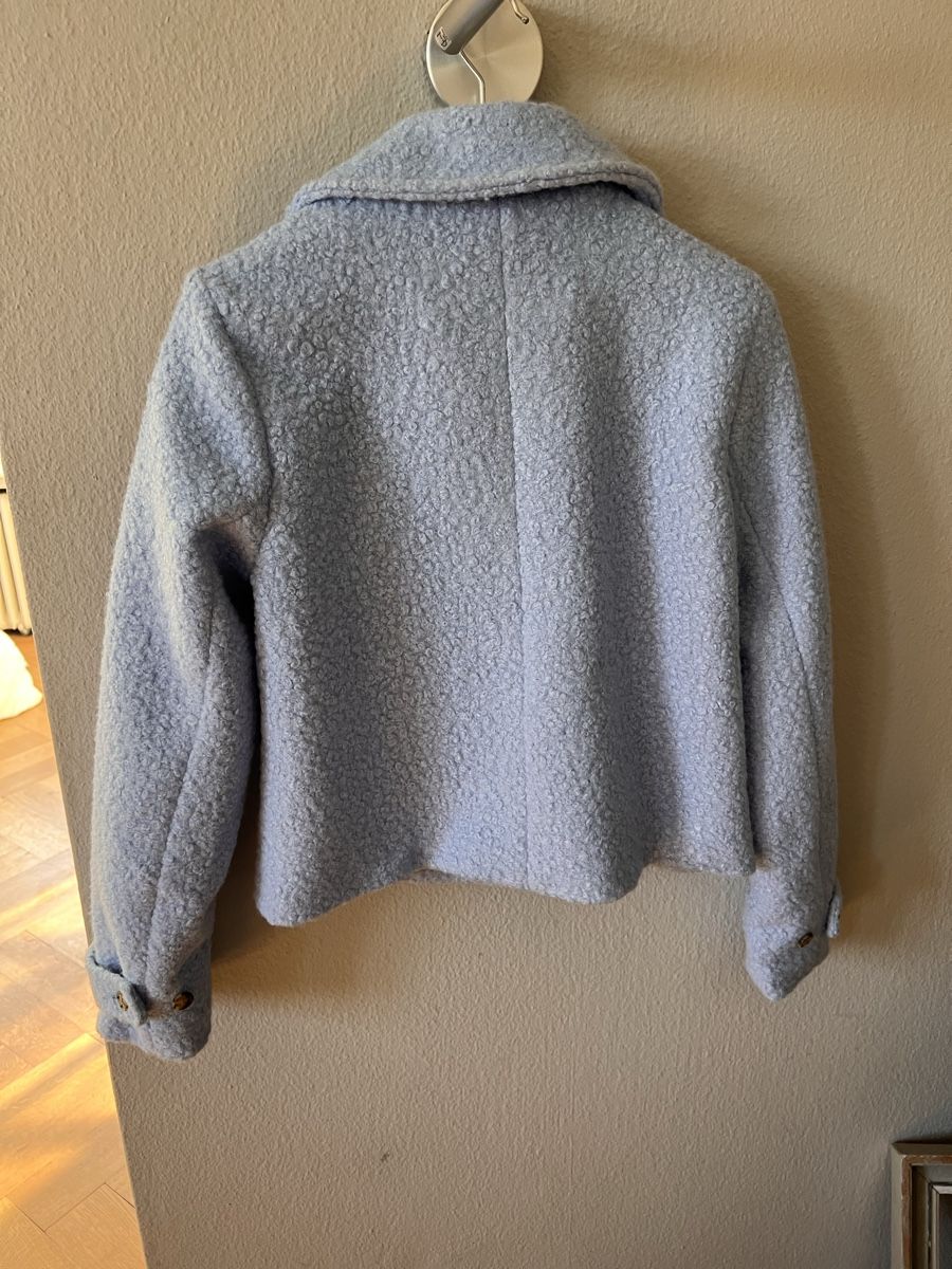 Vestes: Jacke Kaffee, Gr. 34, hellblau  – D'occasion à Solothurn par Brini06 3
