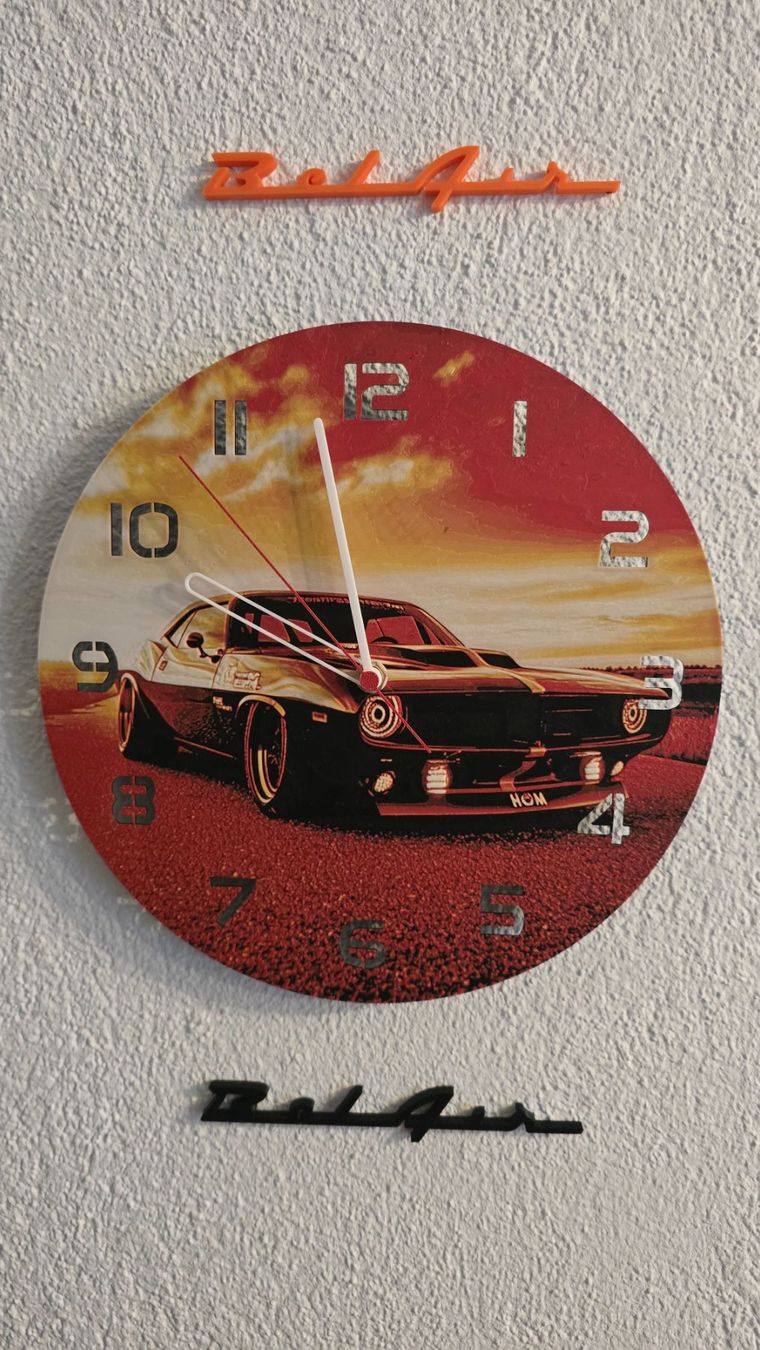 Stand- & Wanduhren: Plymouth Hemi Cuda Wanduhr Oldtimer – Neu (gemäss Beschreibung) aus Winznau von johny_wayne