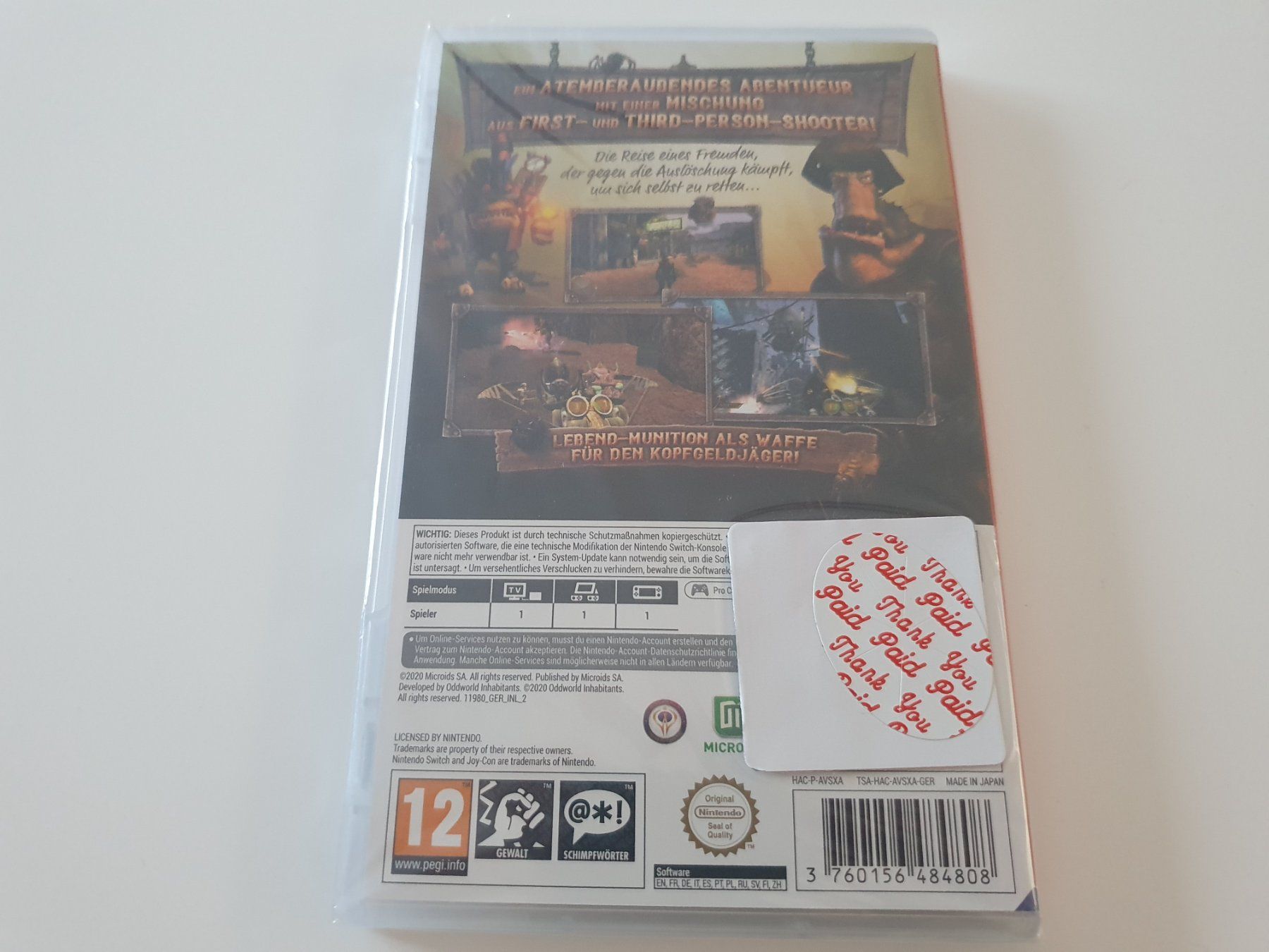 Giochi: Oddworld: Stranger's Wrath HD (Switch, OVP) – Nuovo e nell'imballaggio originale da Puidoux venduto da Svreber 1