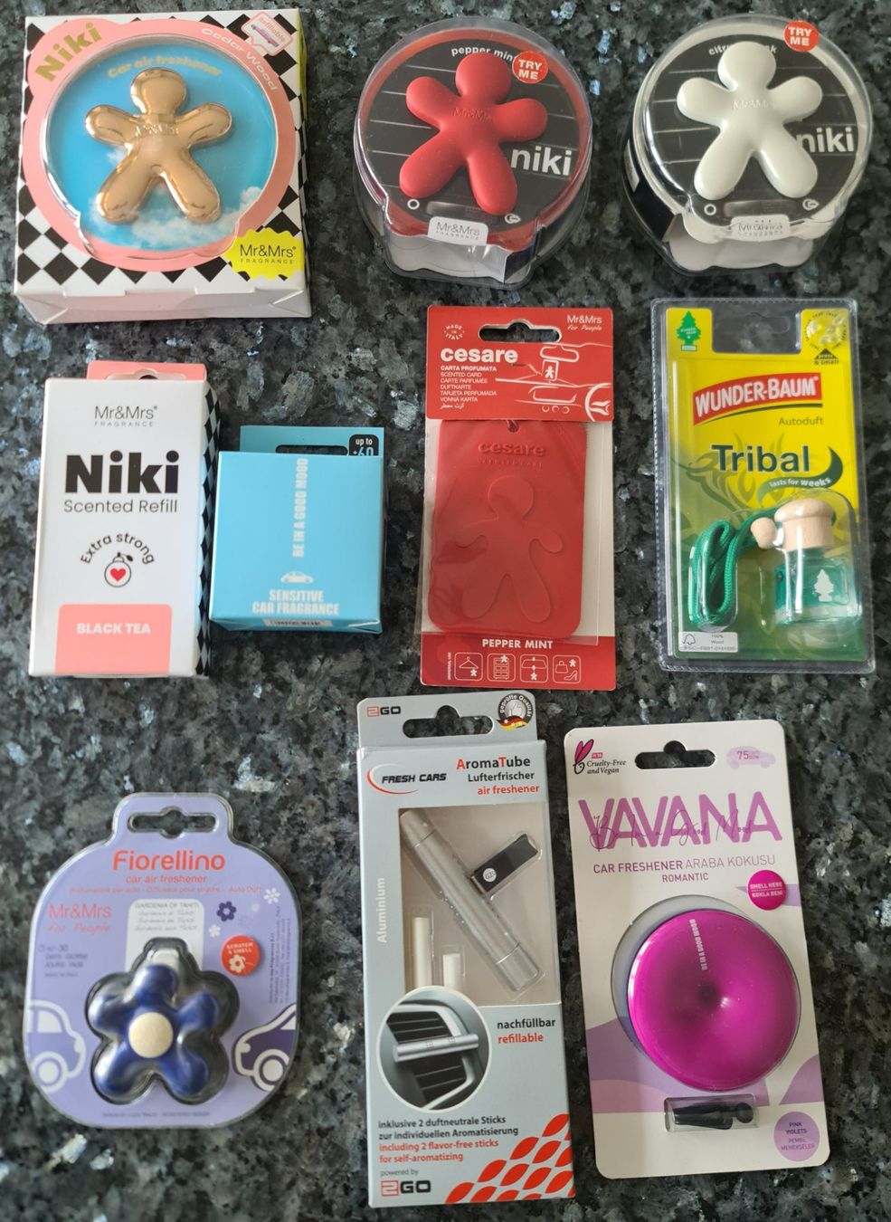 Deodoranti per ambiente: 10 stück Neu Auto Duft Lufterfrischer Mr&Mrs Wunderbaum – Nuovo e nell'imballaggio originale da Uerkheim venduto da Kaufoption