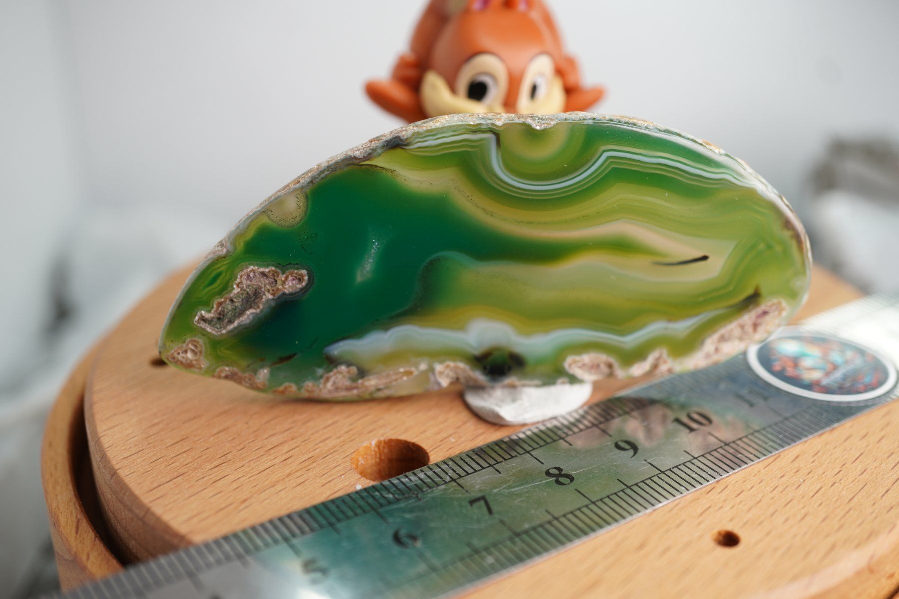 Mineralien & Heilsteine: Achat Scheibe Grün  (Räumung!) – Neu und originalverpackt aus Eschenbach SG von topstone 2