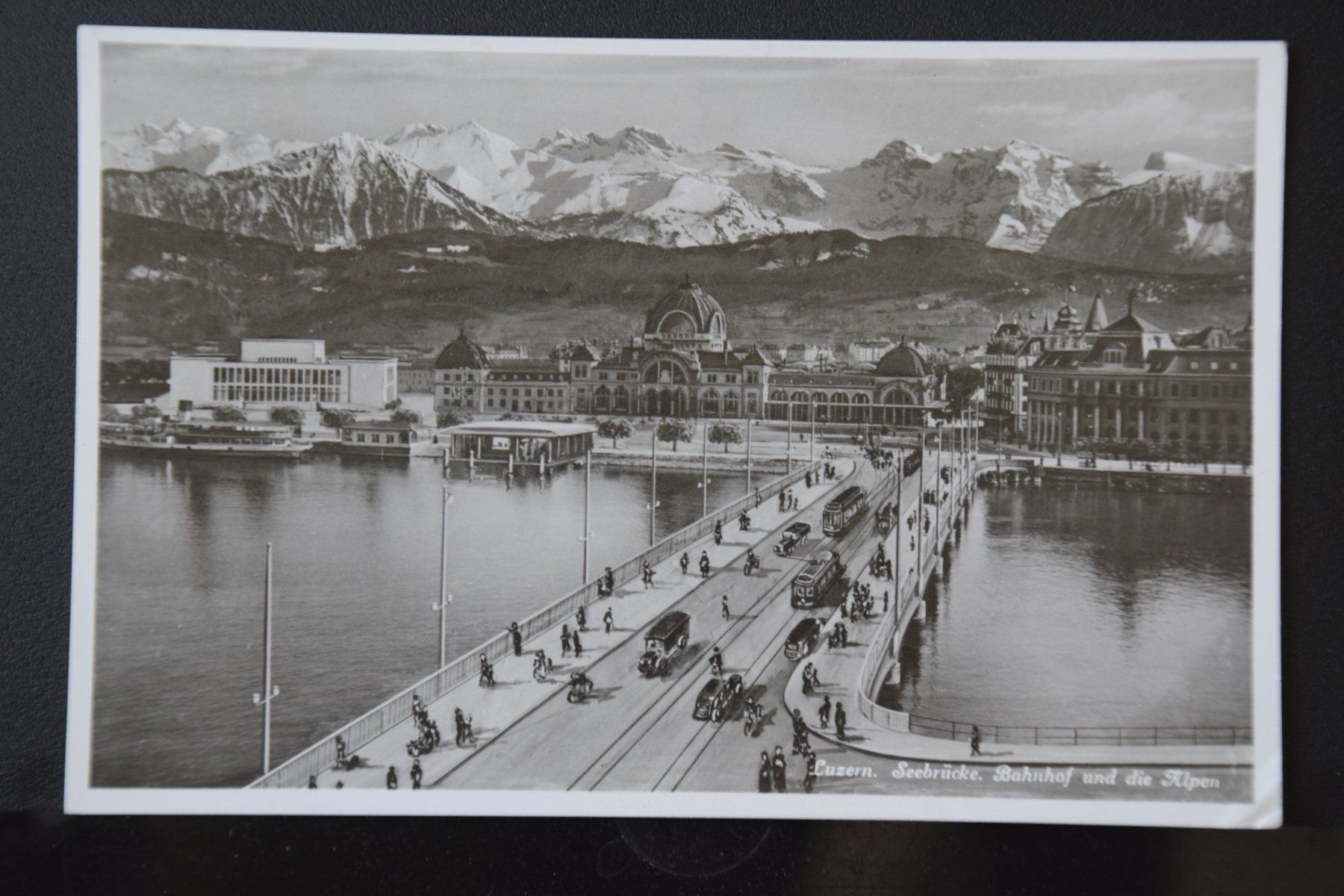 Cartoline postali: AK Luzern, Seebrücke 1936 – Usato da Luzern venduto da CH2018