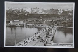 AK Luzern, Seebrücke 1936
