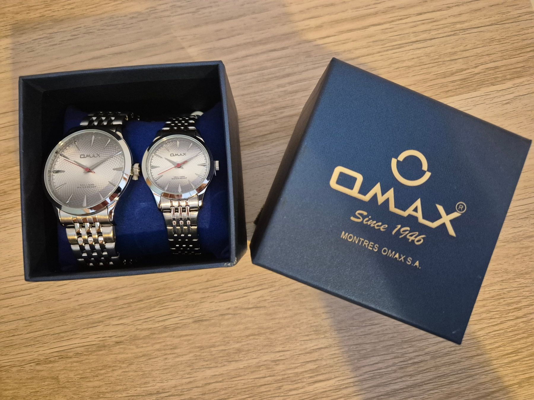 Orologi: OMAX Partneruhrenset silber / silber – Nuovo e nell'imballaggio originale da Zürich venduto da zah_967f 1