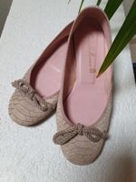 Pretty Ballerinas, Schlangenoptik, Gr. 37, beige