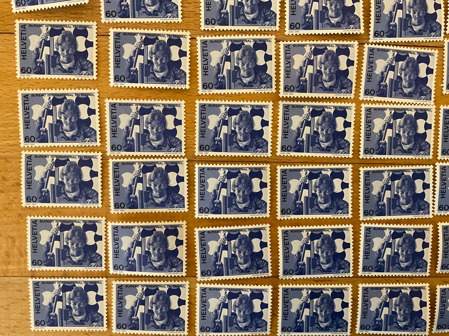 Tutti i francobolli: 60Fr Ämter Frankaturware ungestempelt postfrisch Sammlung – Nuovo (secondo la descrizione) da Wil SG venduto da Chefsugus 3