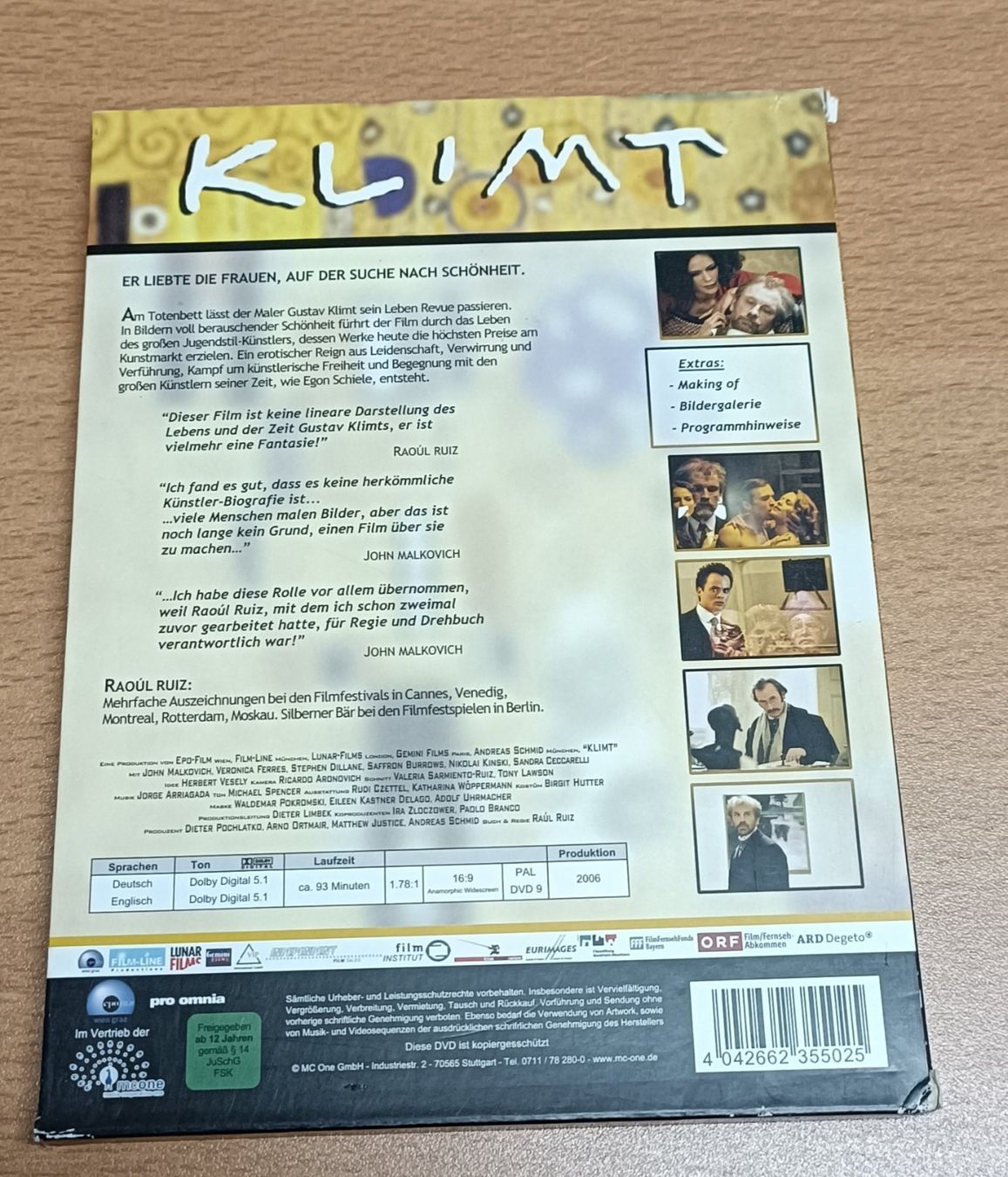 Alle DVDs: Klimt von Raoúl Ruiz – Gebraucht aus Köniz von Movieportal007 1