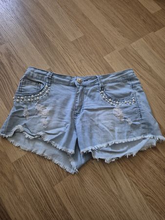 OXXY Jeans Shorts, hellblau, Grösse M ideal für Sommer