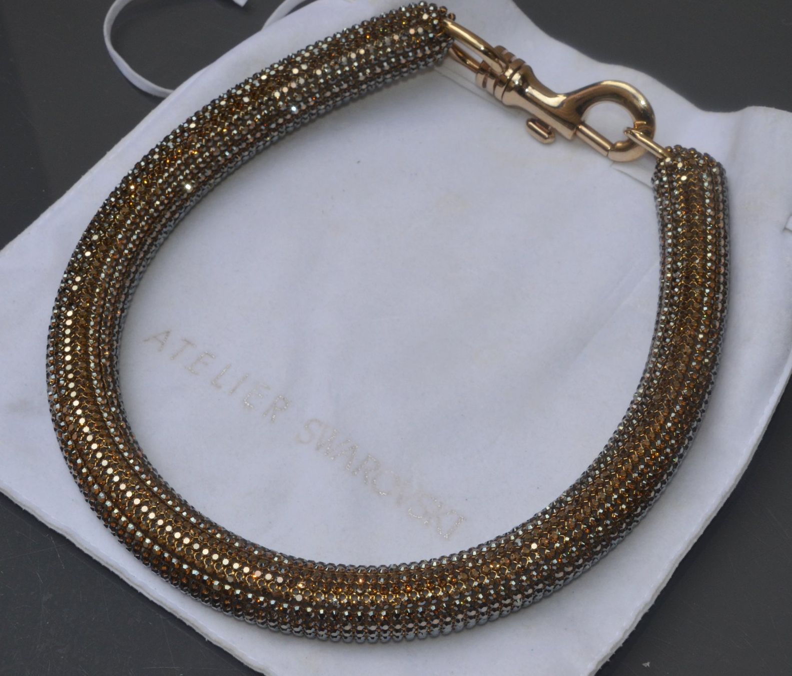 Swarovski Catenine: Atelier Swarovski Halskette / collier – Usato da Collonges venduto da arashee 1