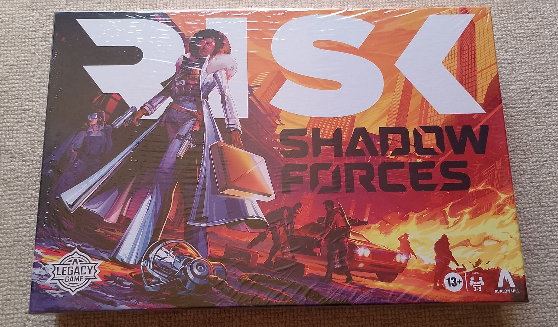 Spiele: Brettspiel Risk Shadow Forces neu versiegelt – Neu und originalverpackt aus Therwil von col_m6rx