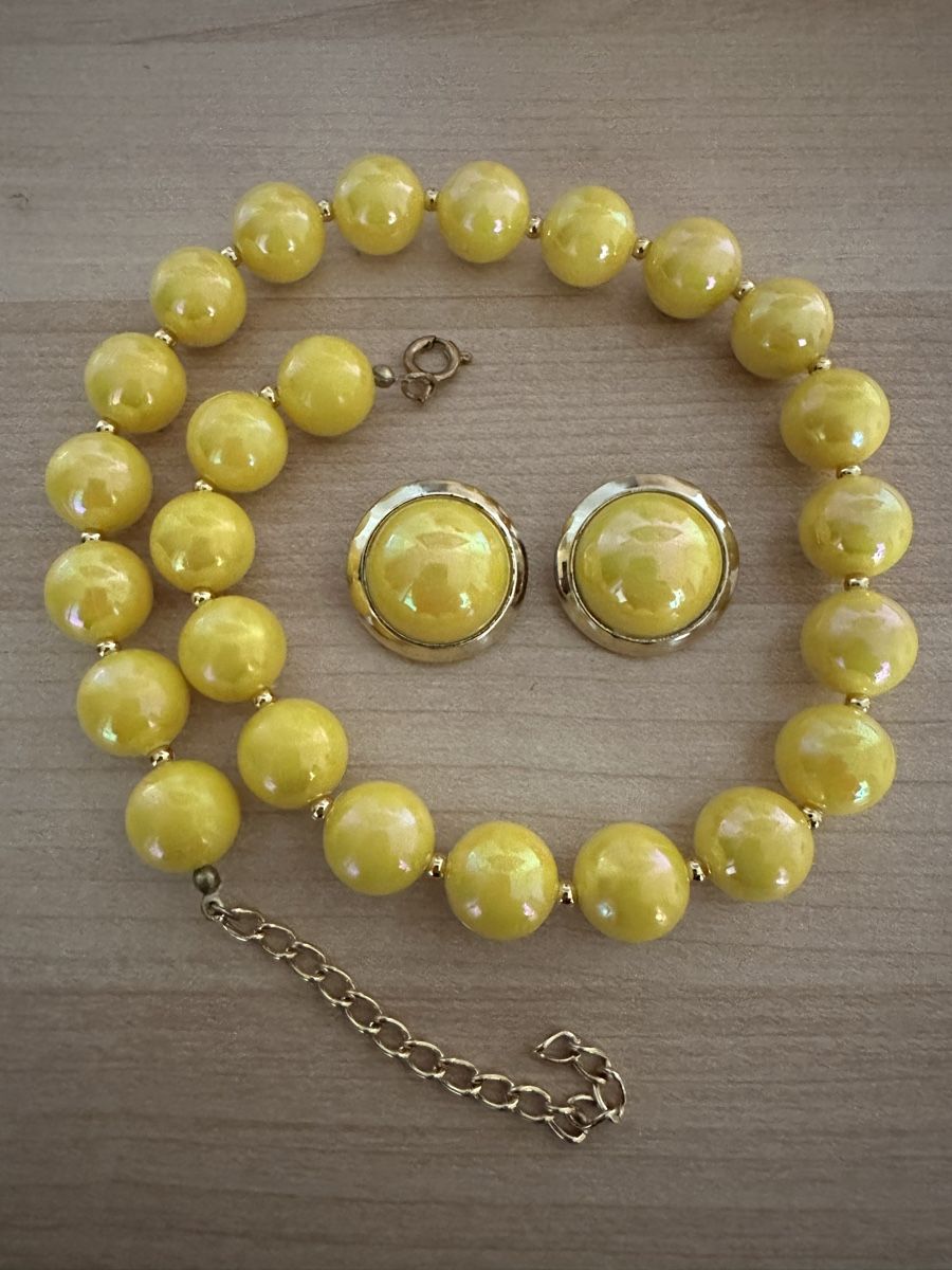 Sonstiger Schmuck: Vintage Halskette & Ohrclips – Neu (gemäss Beschreibung) aus Affoltern am Albis von Sveta75 1