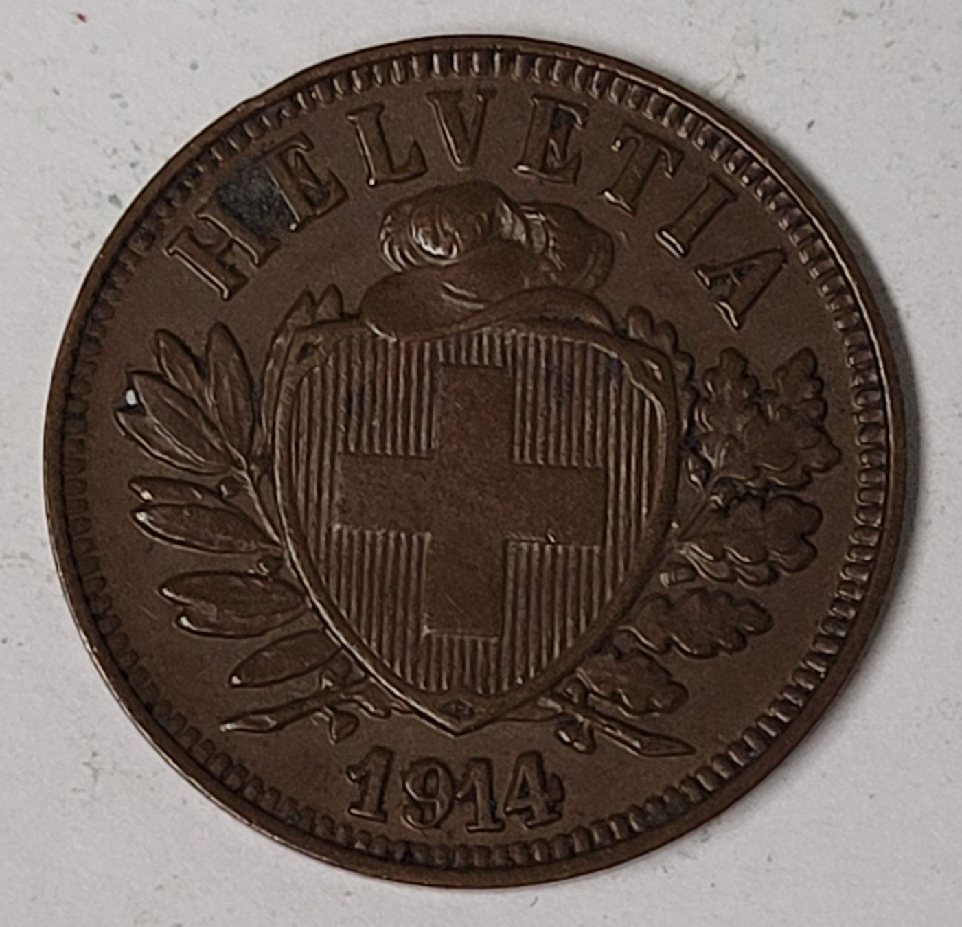 Alle Münzen: 2 RAPPEN / SCHWEIZ 1914 – Gebraucht aus Mumpf von antonio_schweiz_961
