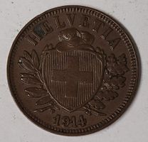 2 RAPPEN / SCHWEIZ 1914