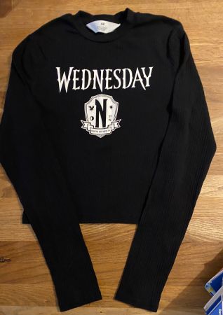Mädchen-LangarmShirt WEDNESDAY, h&m, 170cm, Baumwolle