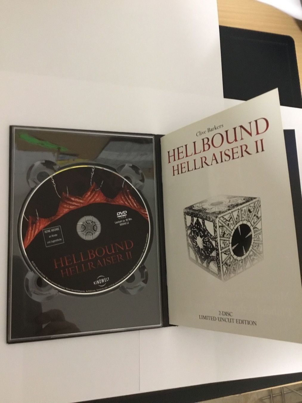 Tutti i DVDs: Hellraiser II - Mediabook dvd + Blu Ray – Nuovo (secondo la descrizione) da Blauen venduto da sternchen66 2
