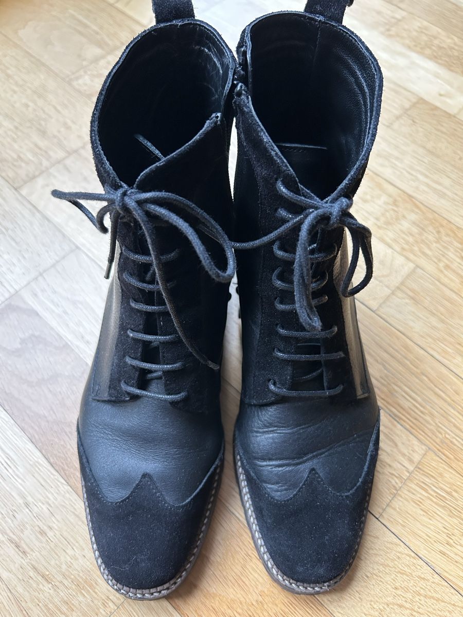 Navyboot Chaussures femmes: Lederstiefeletten von Navyboot, Gr. 37 – D'occasion à Basel par MyAn
