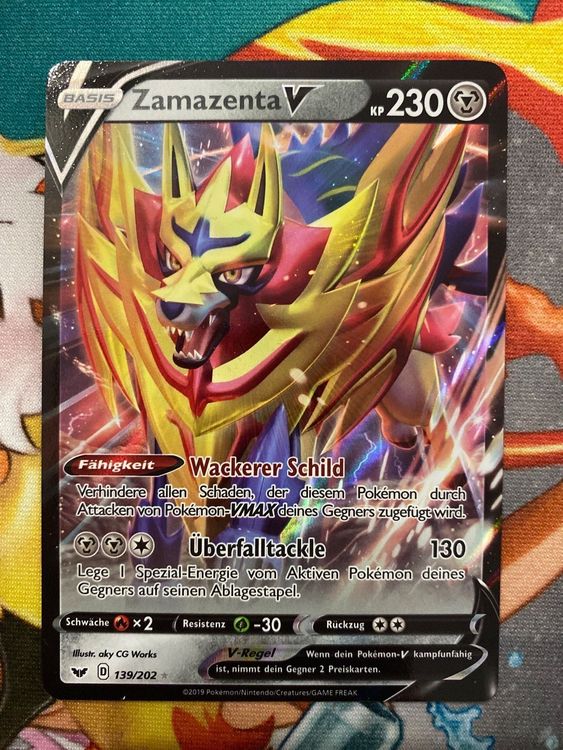 Pokemonkarte Zamazenta V | Kaufen Auf Ricardo