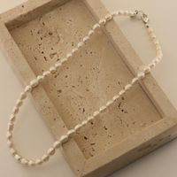 Necklace made of freshwaterpearls / Süsswasserperlen Kette