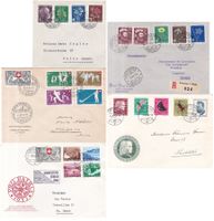 5 Stk. Briefe Pro Juventute & Pro Patria ab 1948