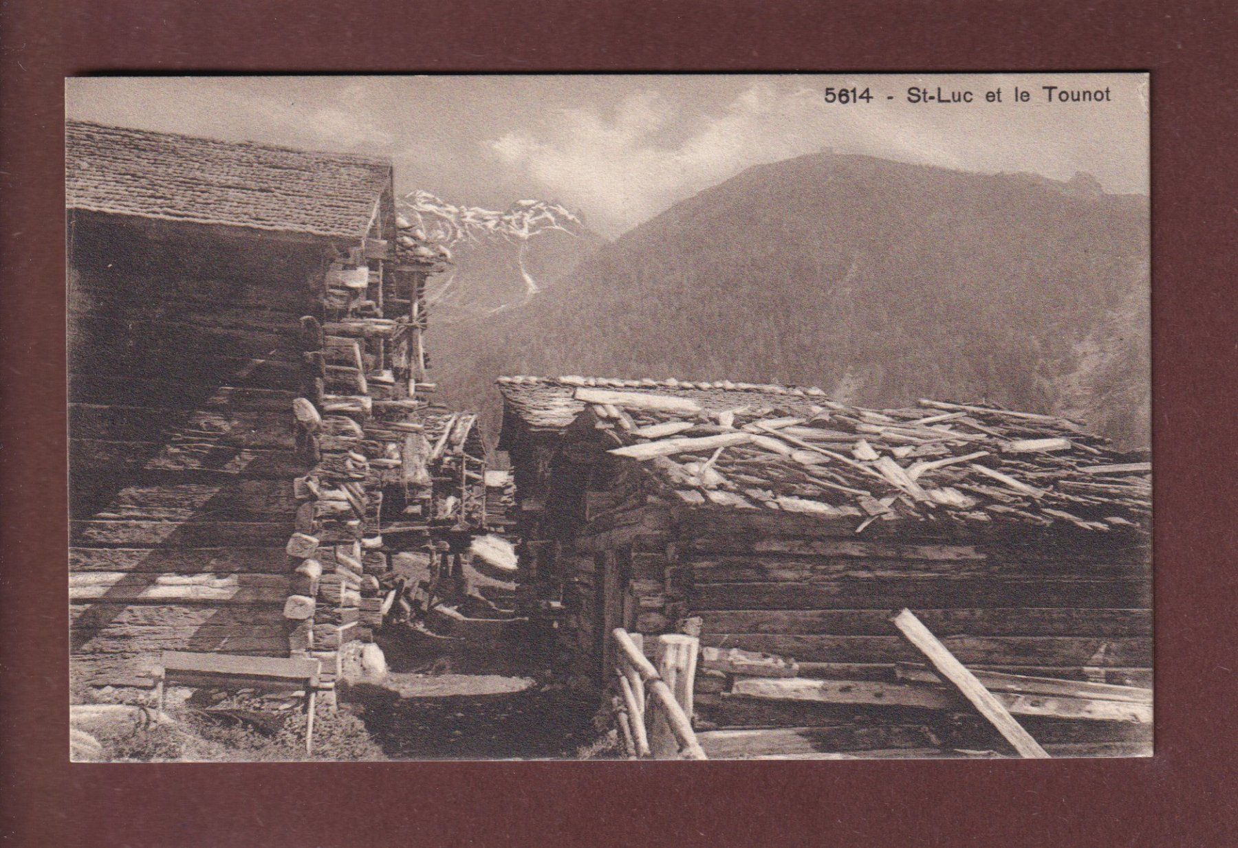 Cartoline postali: ST. LUC et le Tounot – Usato da Pully venduto da nicecards
