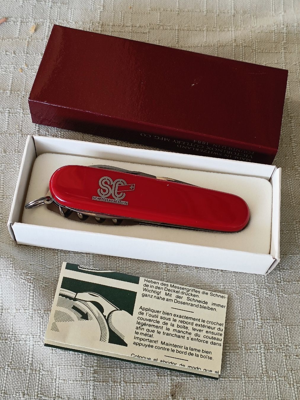 Victorinox Coltelli tascabile: Sackmesser Victorinox / Scheffler Creation mit Verpackung  – Nuovo (secondo la descrizione) da Brugg AG venduto da Ente015 2