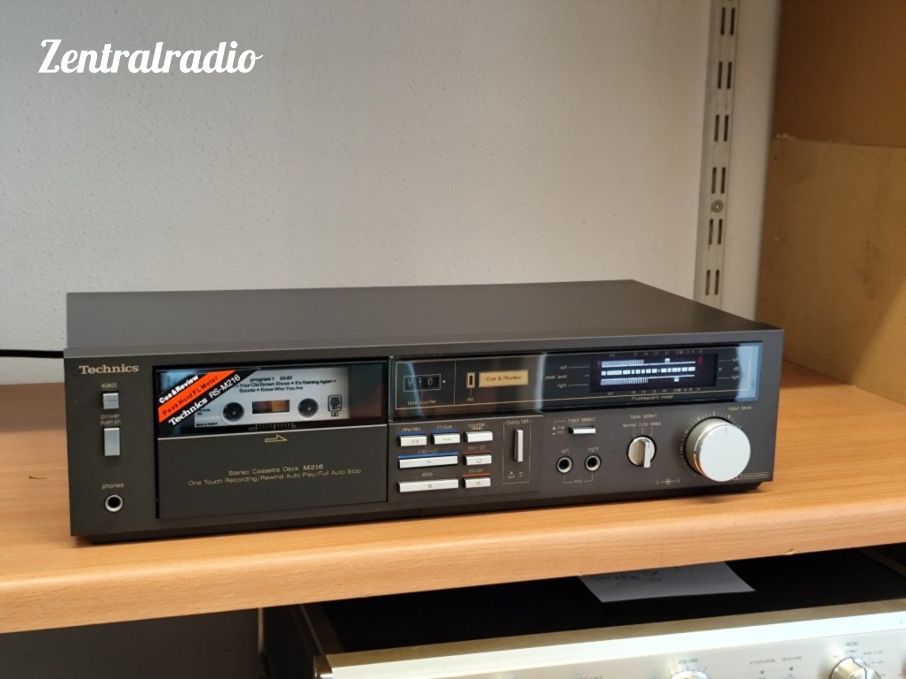 Technics Aufnahmegeräte: Technics RS-M216 Tape Deck – Gebraucht aus Zürich von Zentralradio