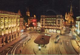 Zürich - Paradenplatz bei Nacht
