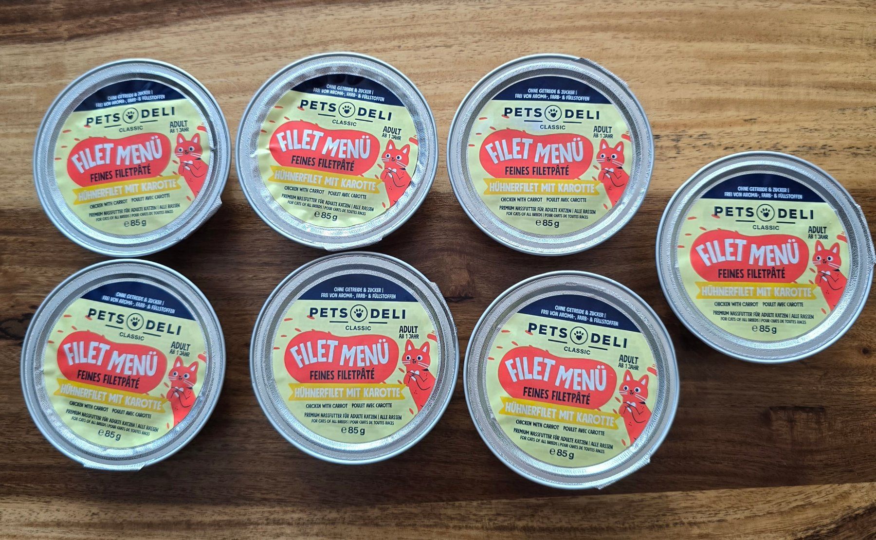 Mangimi: 12 Schalen Katzenfutter von Pets Deli – Nuovo e nell'imballaggio originale da Zürich venduto da amysmith 1