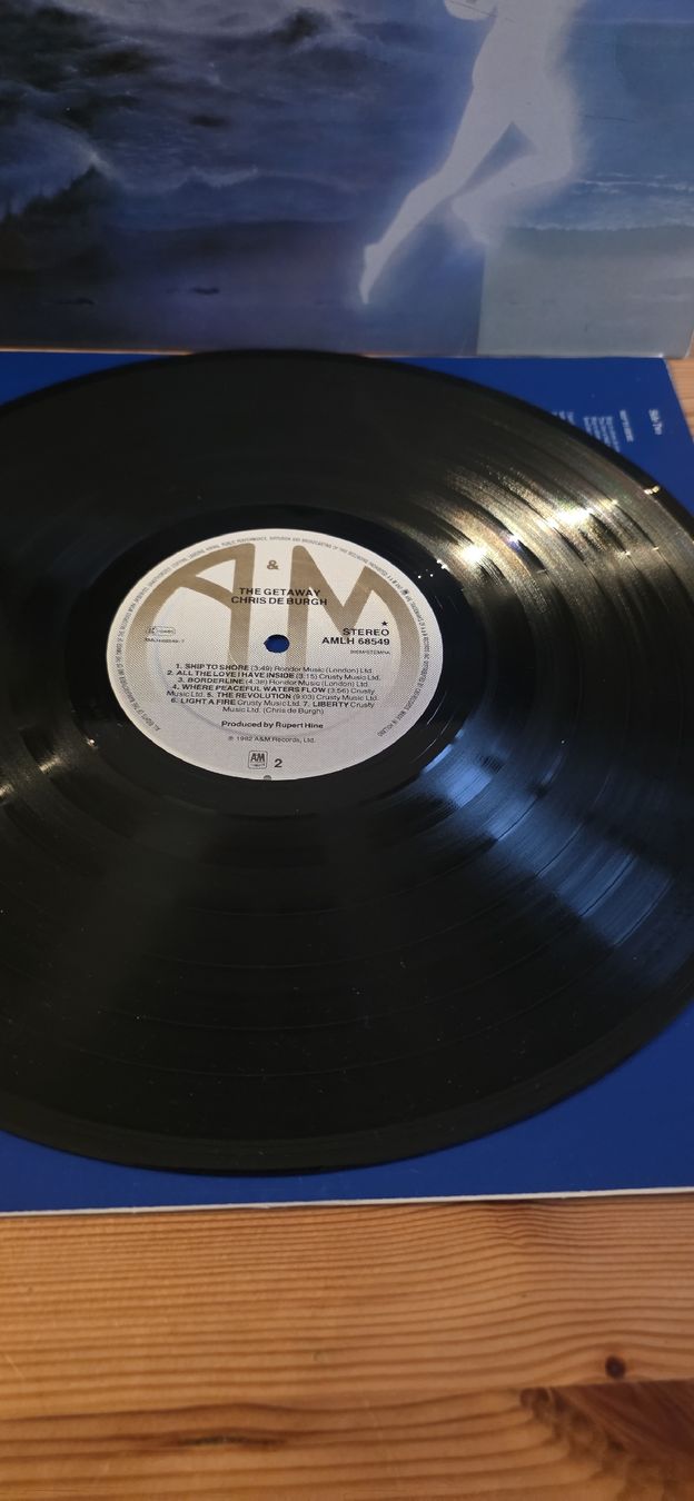 Dischi in vinile: Chris de Burgh - The Getaway -1982 Vg,Vg – Usato da Yvonand venduto da RF-VINYL 3