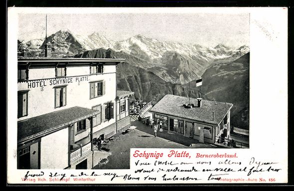 Cartes postales: Schynige Platte /Berneroberland, Hotel S – D'occasion à Berlin par bartko-reher