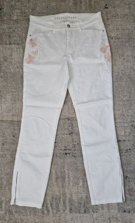 Weisse Dream Jeans Gr. 36  mit Stickerei