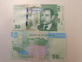 50 Marokkanische Dirham UNC