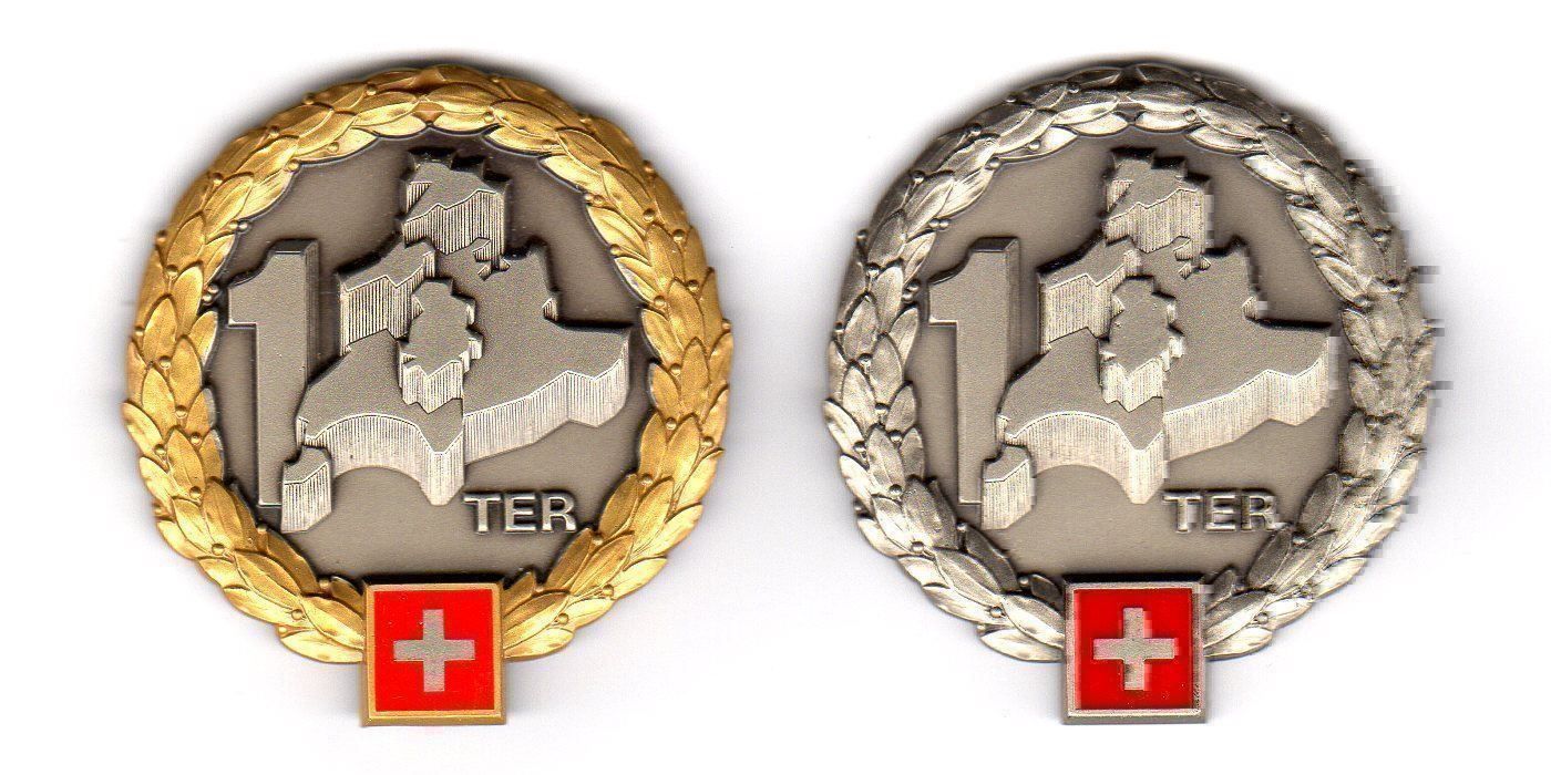 Placchette & Badge: Béret Emblem TER 1 Set Territoriale – Usato da Erlinsbach venduto da S700